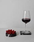 BLACK MARBLE SQUARE BOWL