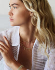 MLS606 Silver Grey Necklace by Marie Laure Chamorel