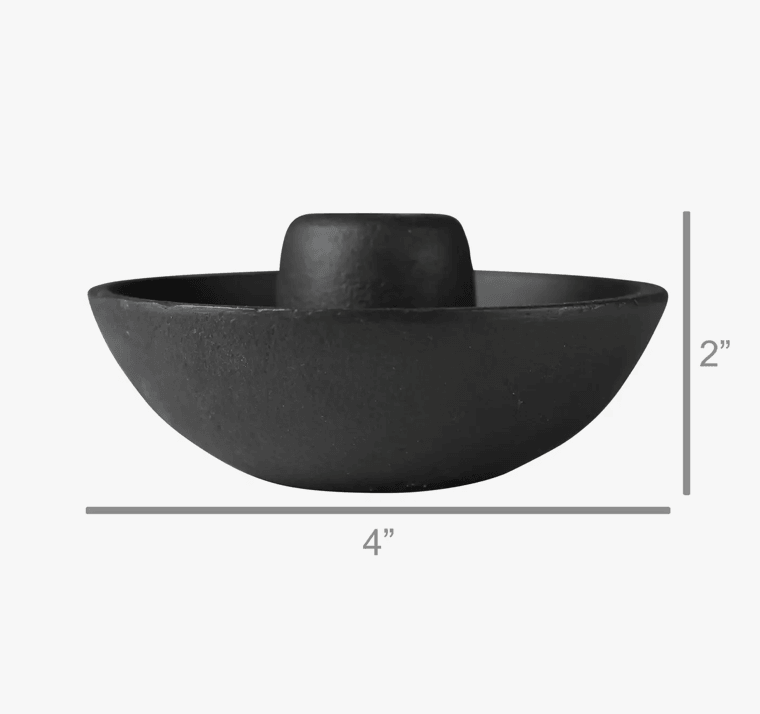 HomArt Cast Iron Sutton Taper Holder - Haven