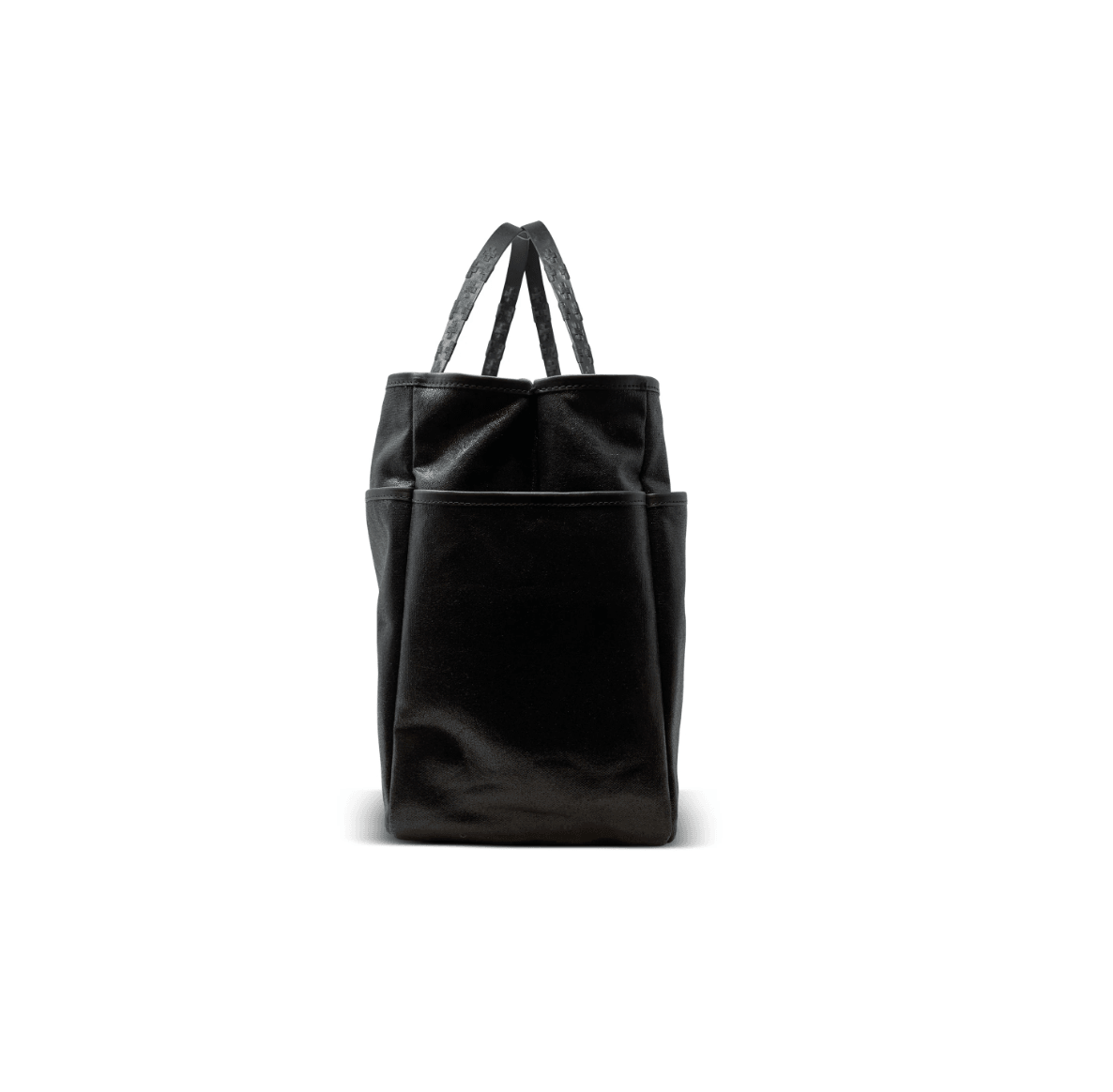 Slick Black Canvas Bag by Kempton & Co.