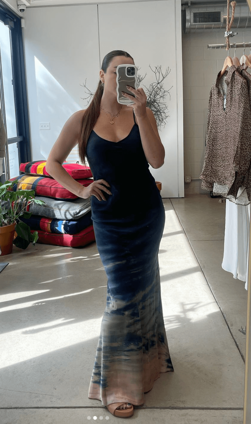 Slip Dress in Alcatraz Mist by Michelle Jonas