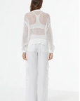 Bradshaw Crochet Cardi in Bone by YFD