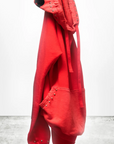 SUPERVINTAGE YUMM HOMESTUD SHRUNKEN HOODIE in Red by FREECITY