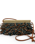 Cheltenham Snap Crossbody Clutch in Multi Fringe by Kempton & Co.