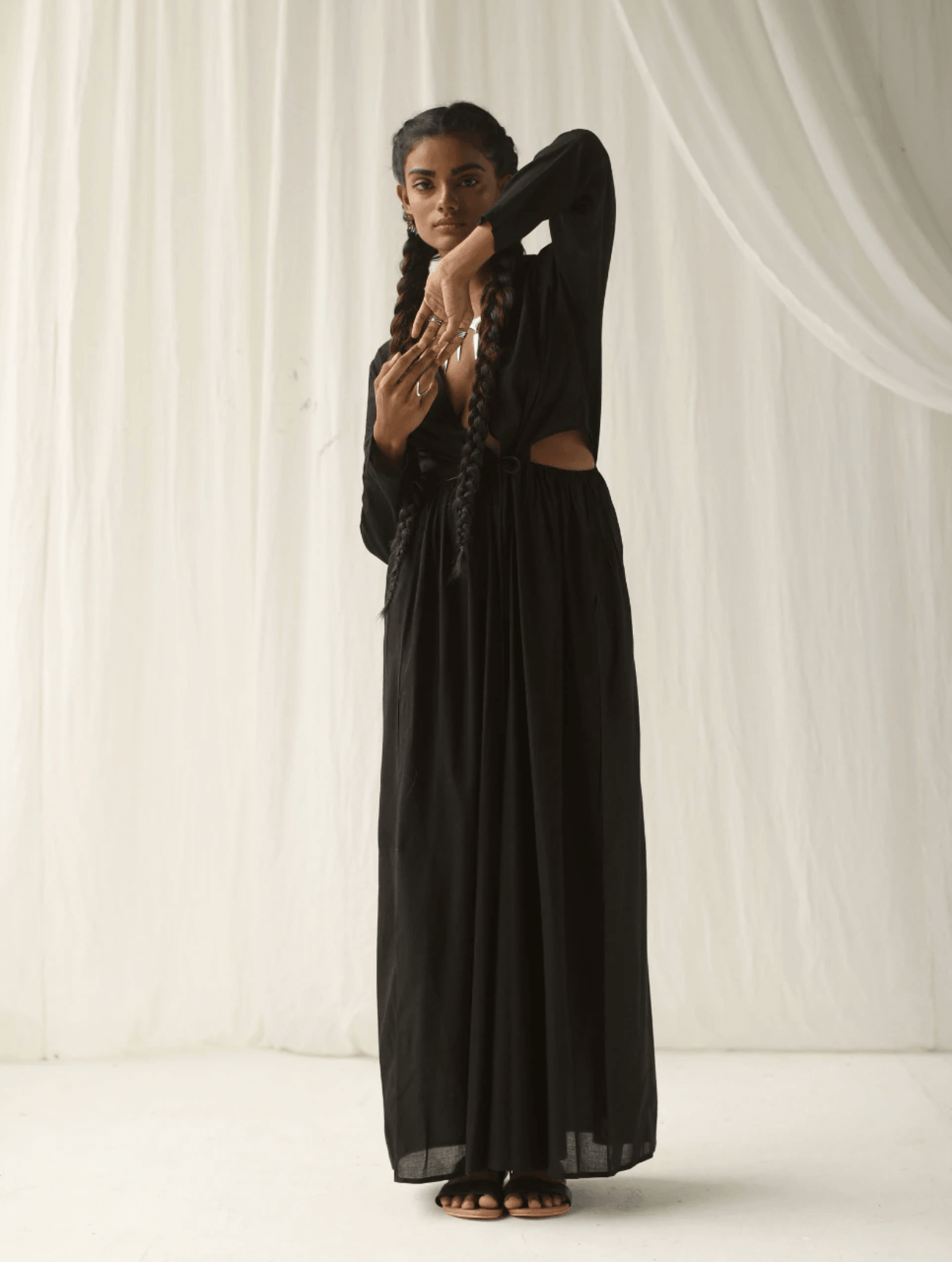 Jagger Dress in Black by FARA - Haven