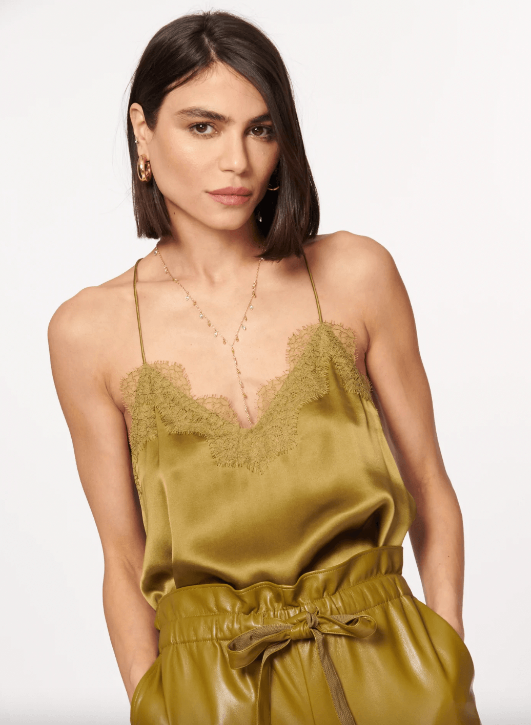 The Racer Charmeuse Cami by Cami NYC (Various Colors) - Haven