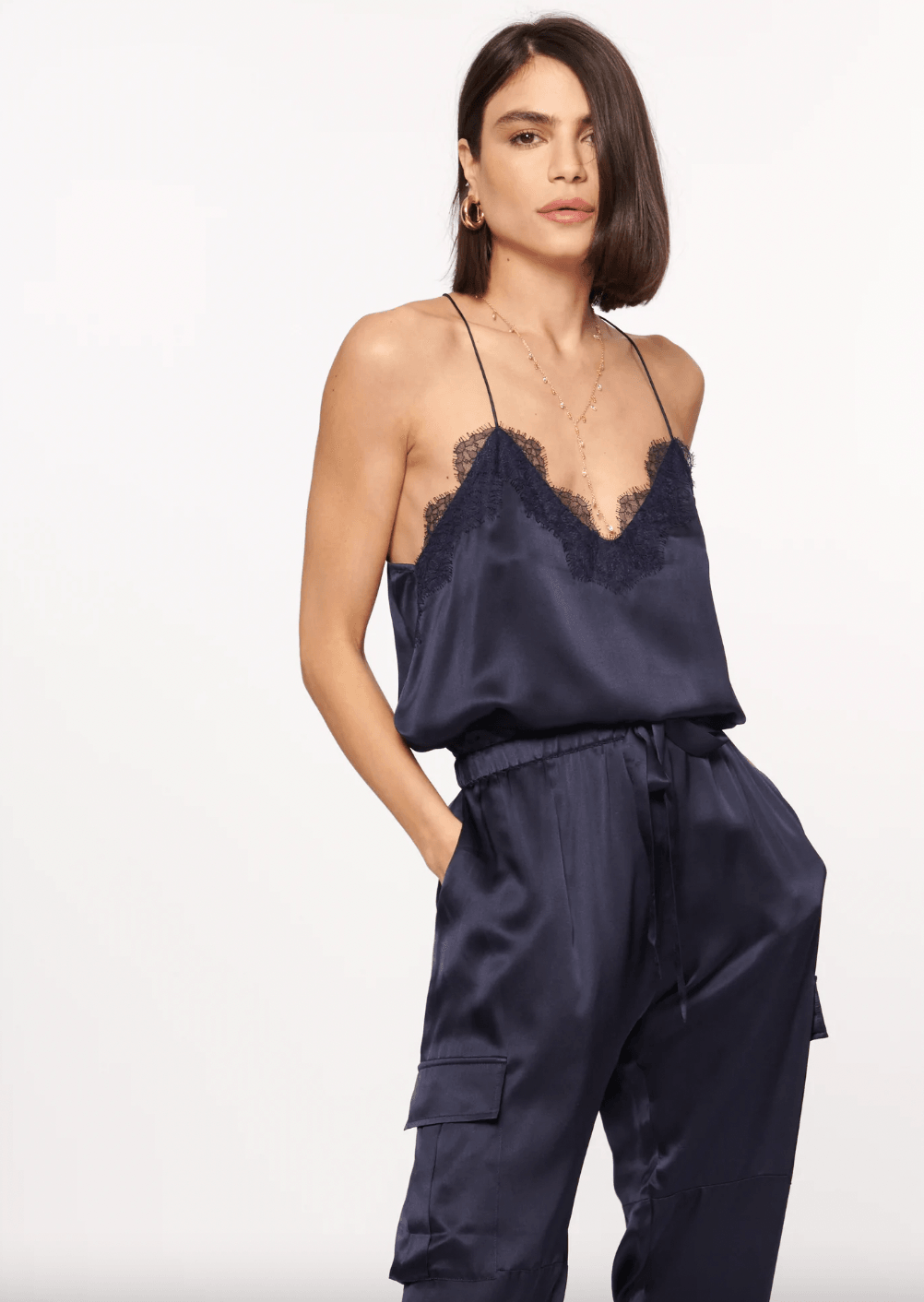 The Racer Charmeuse Cami by Cami NYC (Various Colors) - Haven