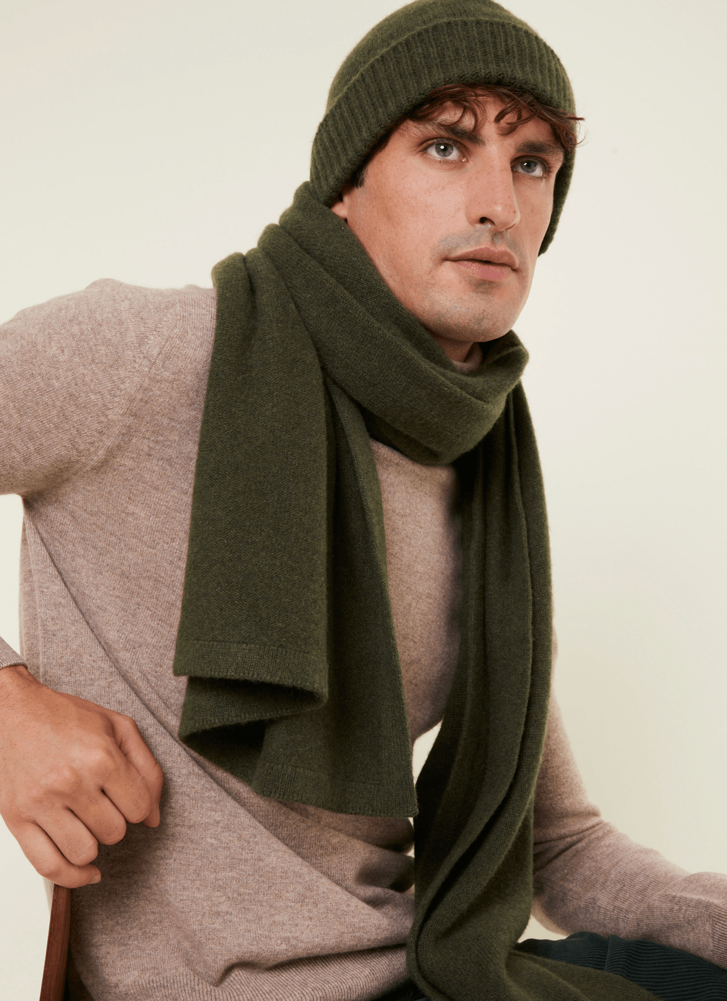 Gabrias Recycled Cashmere Scarf Travel Wrap by Maison Montagut (Various Colors) - Haven