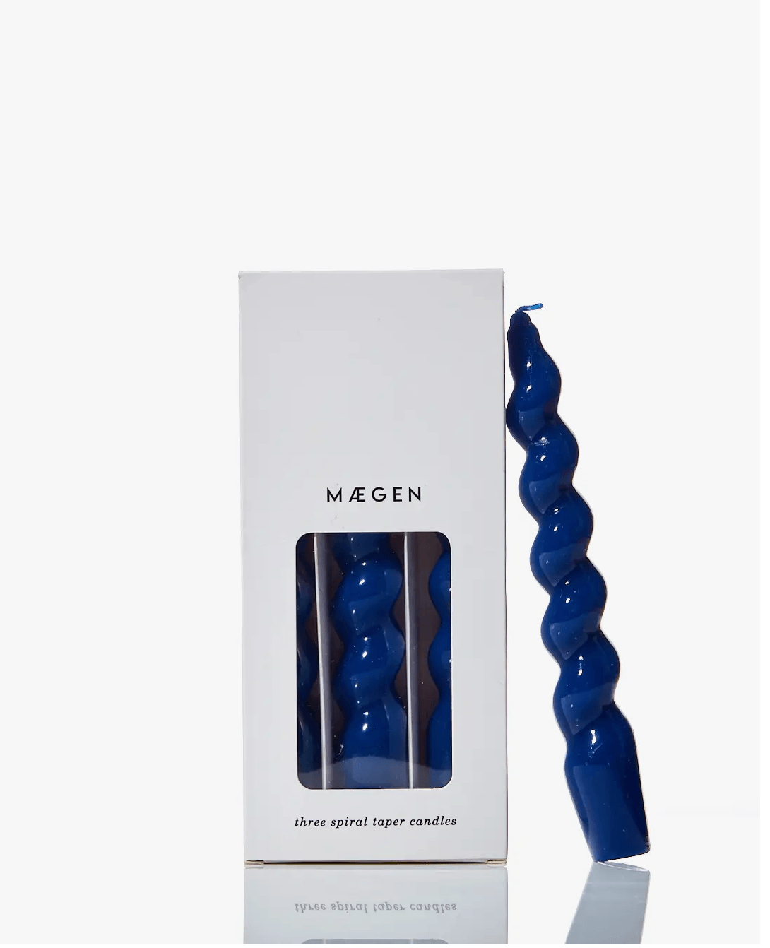 Spiral Taper Candles by Maegan - Set of 3 - Haven