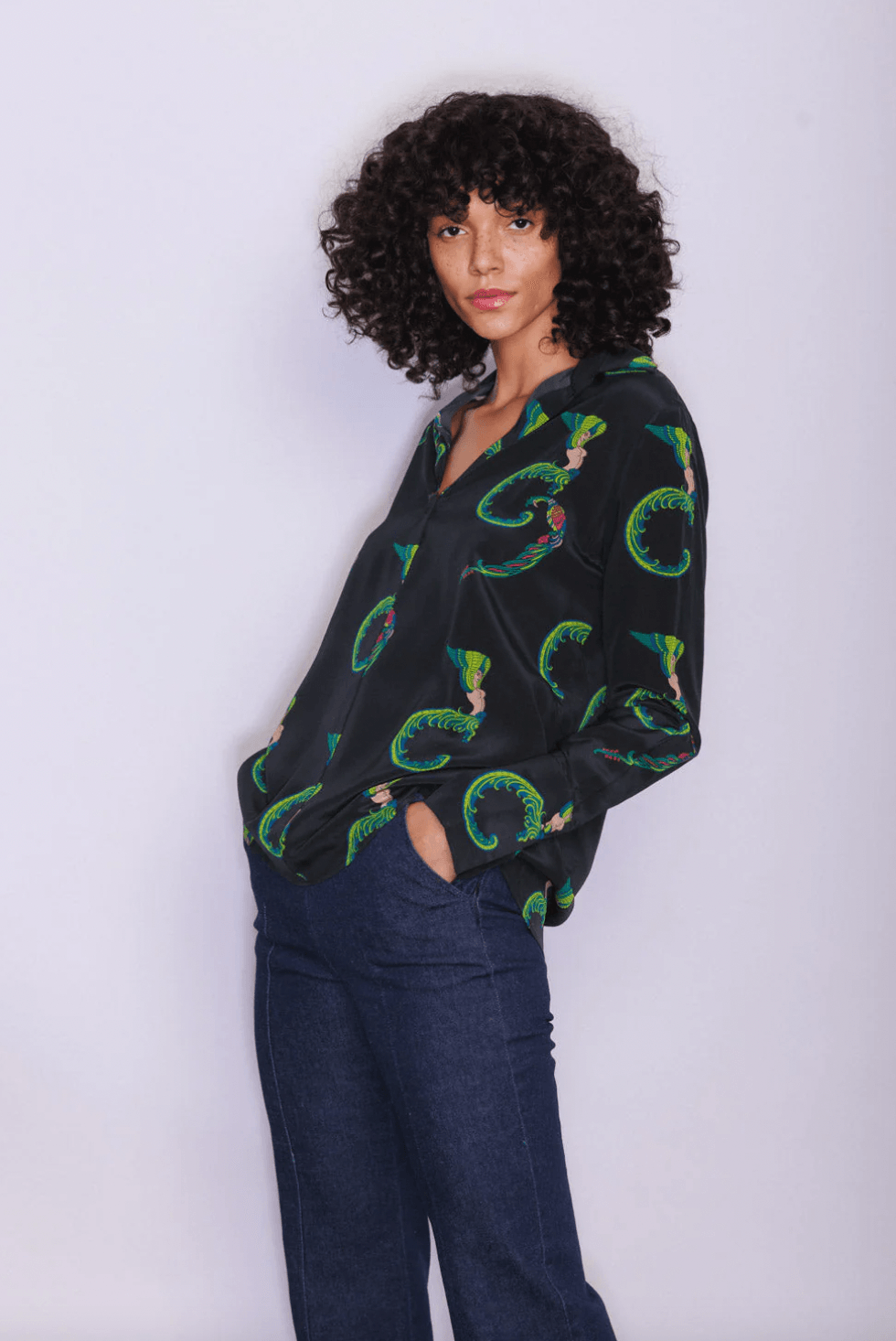 Daria Blouse in Egyptian Goddess by Catherine Gee - Haven