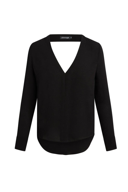 Vivienne Blouse in Black by Catherine Gee - Haven