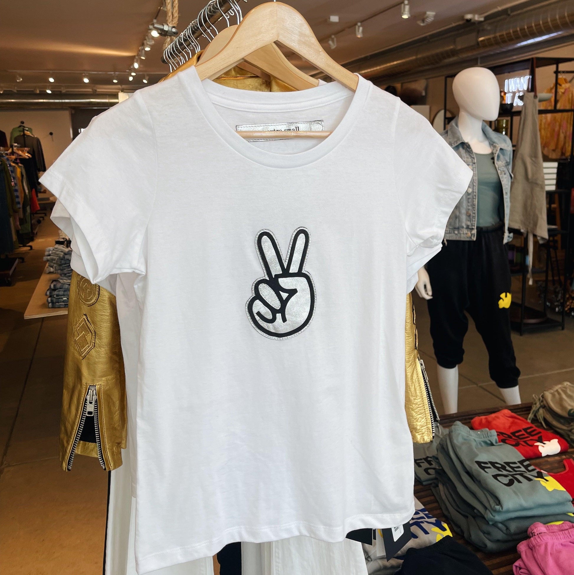 Peace Cotton Tee by Chull & Chulls - Haven