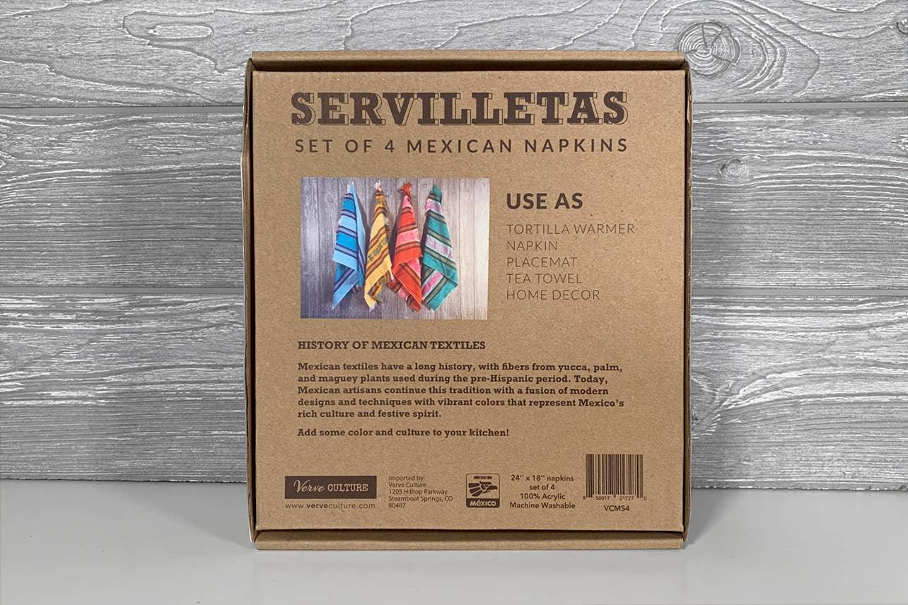 Servilletas - Set of 4 Mexican Napkins by Verve Culture - Haven
