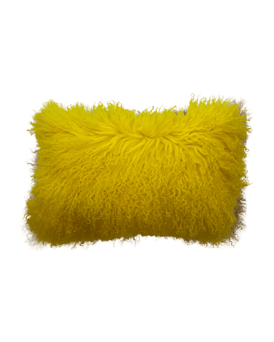 Canary 12" x 20" Lumbar Pillow by BS Trading - Haven