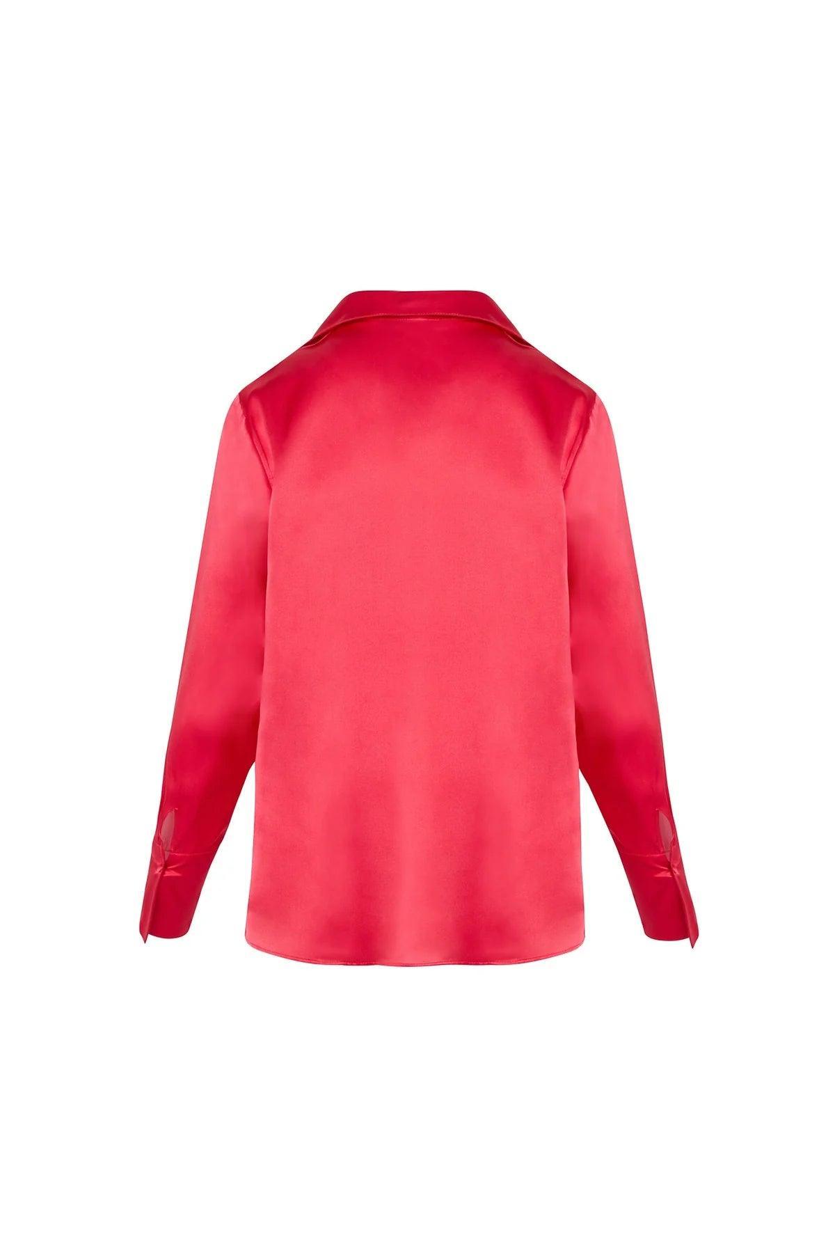 Daria Blouse in Electric Pink by Catherine Gee