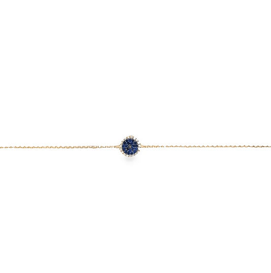14k Diamond & Sapphire Bracelet by Leela Grace - Haven