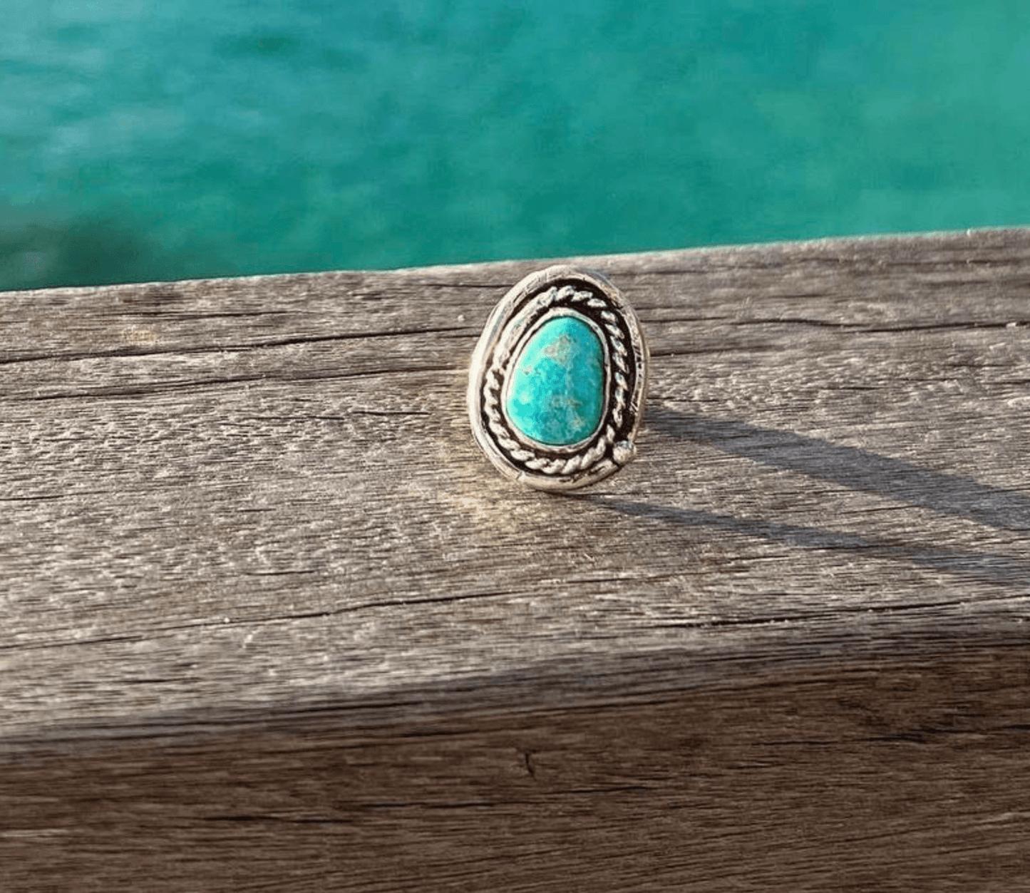 Whitewater Turquoise Ring by WES - Haven