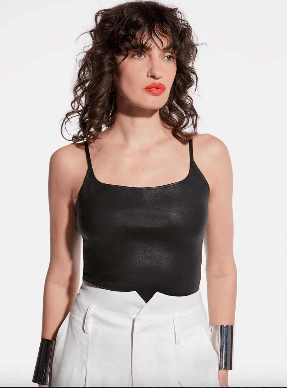 Memphis Stretch Leather Tank by As by DF - Haven