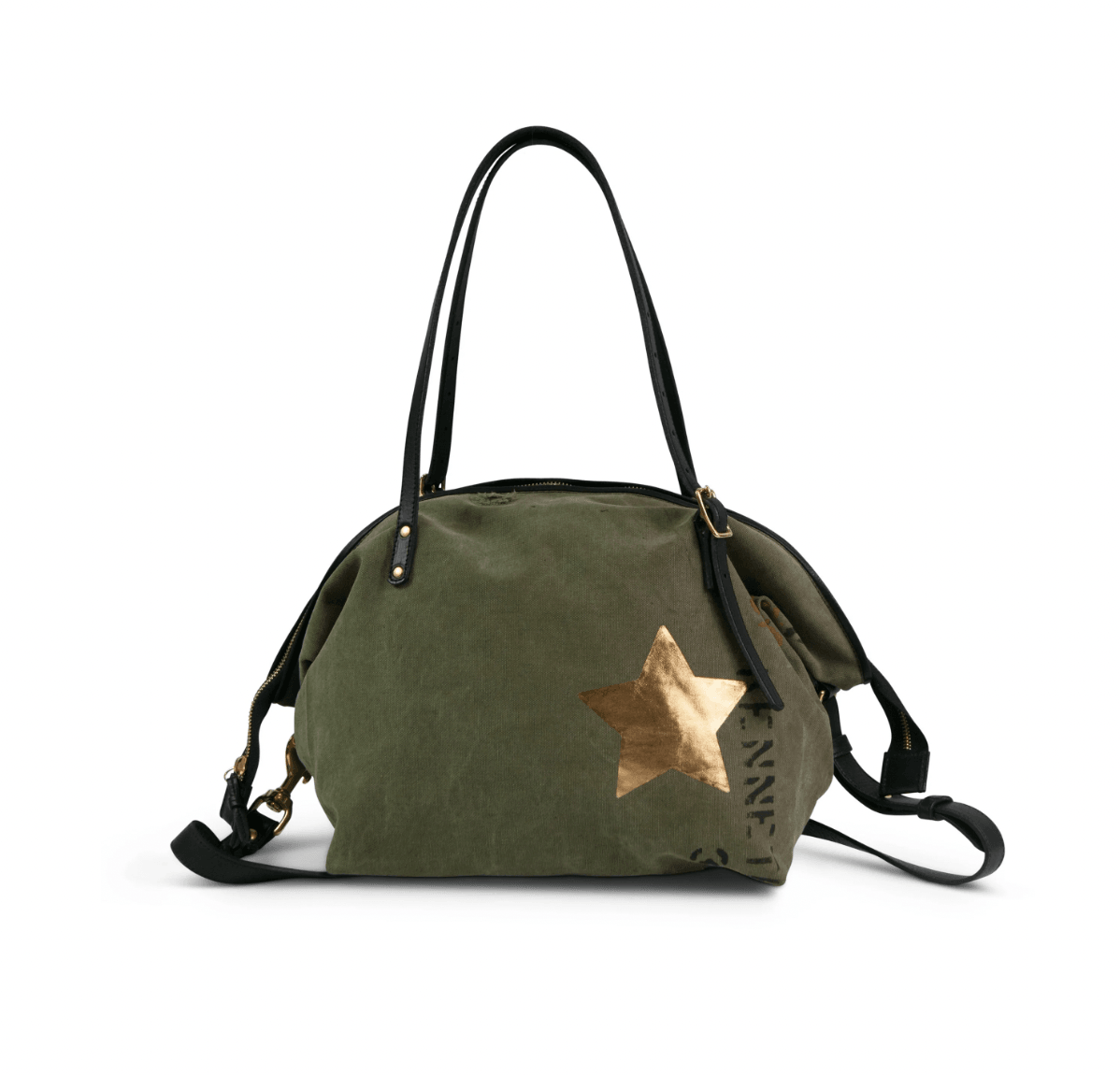 Army Star Canvas Crossbody Bag by Kempton & Co.