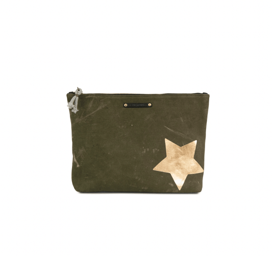 Army Star Canvas Pouch by Kempton & Co. - Haven