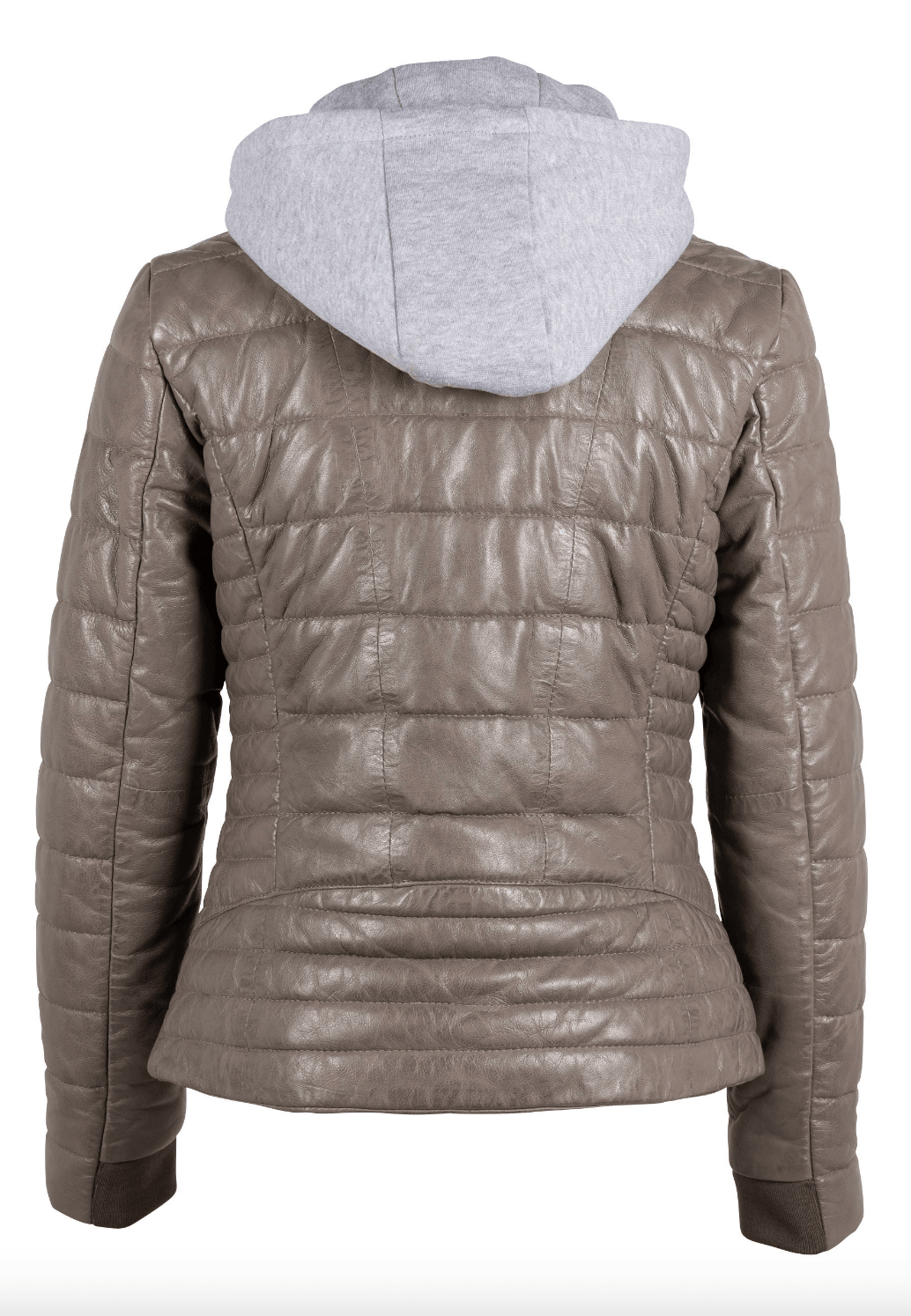 Robin Leather Jacket in Grey by Mauritius - Haven