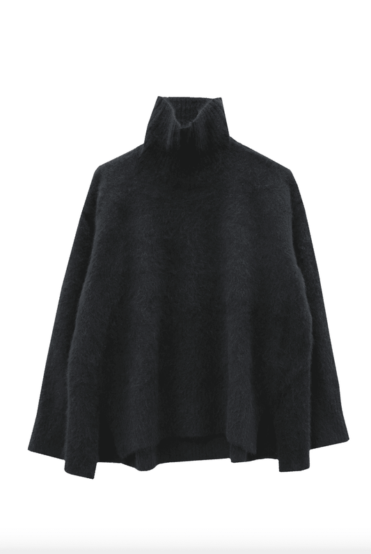 Turtleneck Oversized Pullover Sweater by C.T. Plage