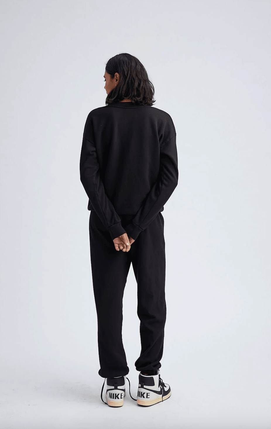 Heart Sweatpant in Glossy Black by SPRWMN