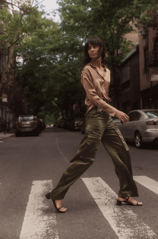 Army Green Cargo Pant by Catherine Gee