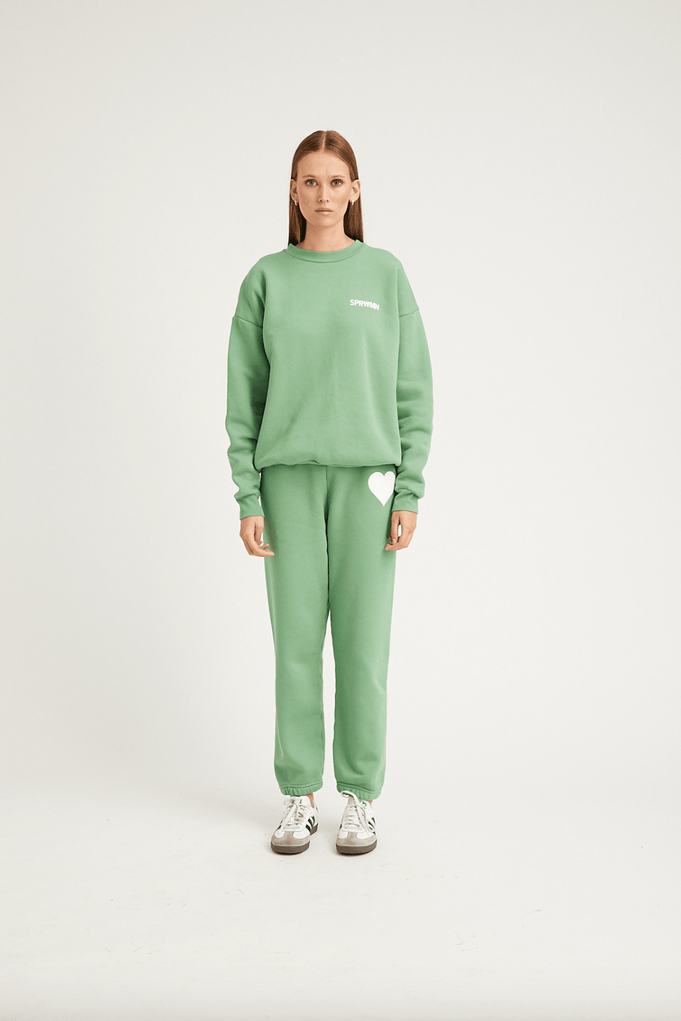 Heart Sweatpant in Evergreen by SPRWMN - Haven