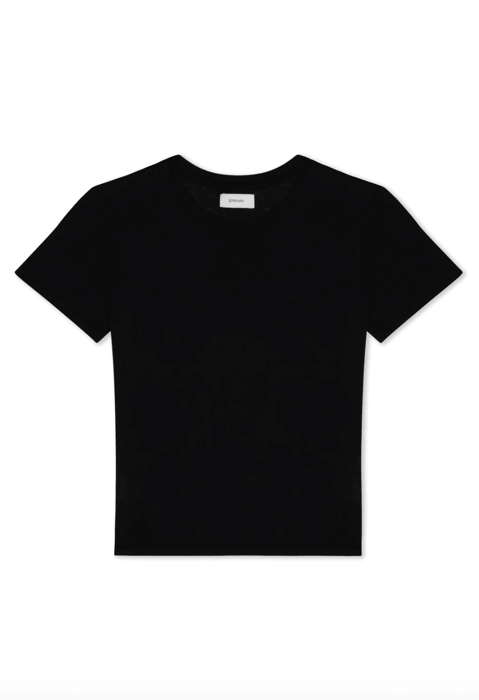 Baby Tee in Black by SPRWMN - Haven