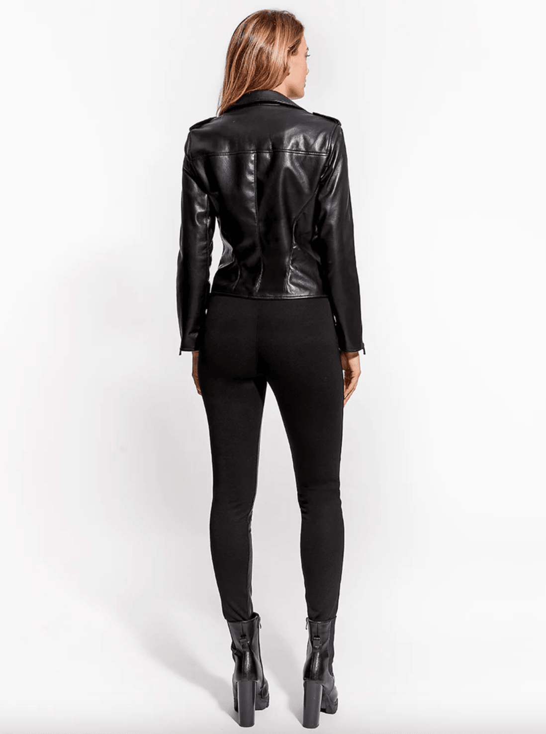 Cult Recycled Leather Jacket in Black by AS by DF - Haven