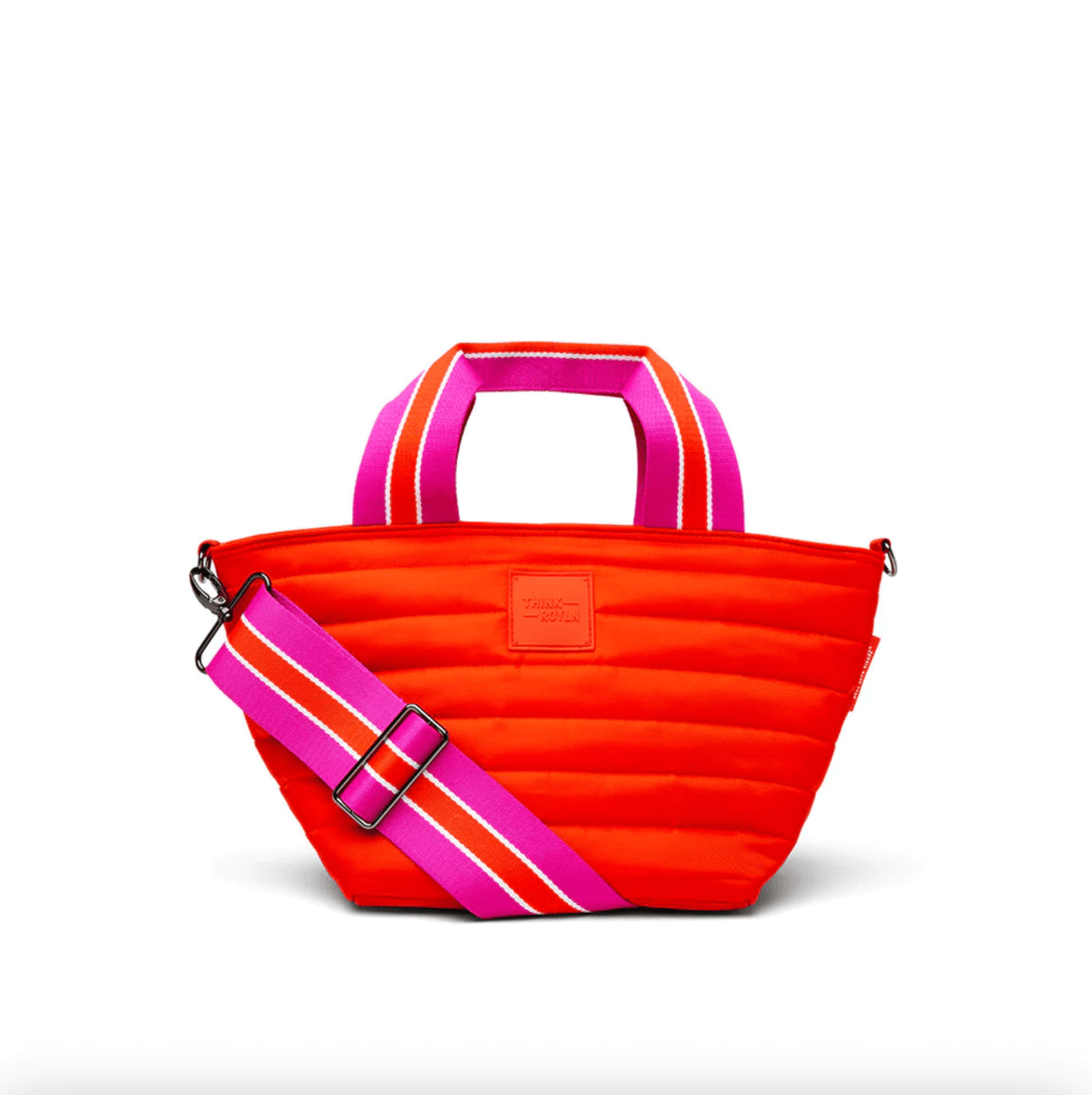 Beach Bum Mini Cooler Bag in Tangerine by Think Royln - Haven