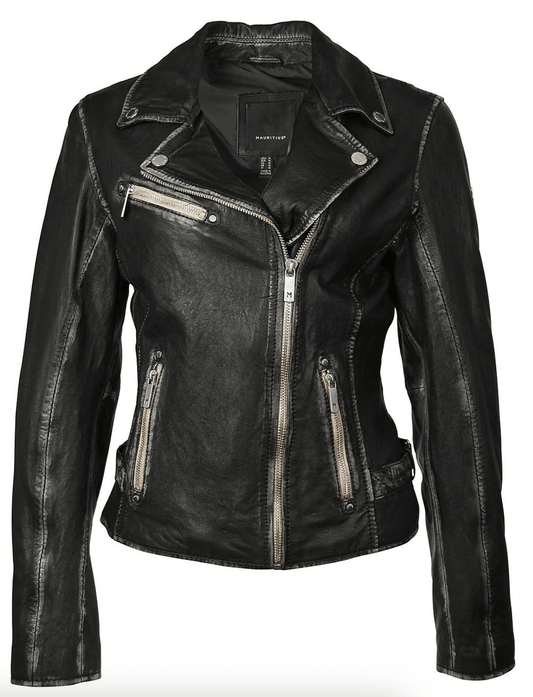 Sofia Leather Jacket by Mauritius