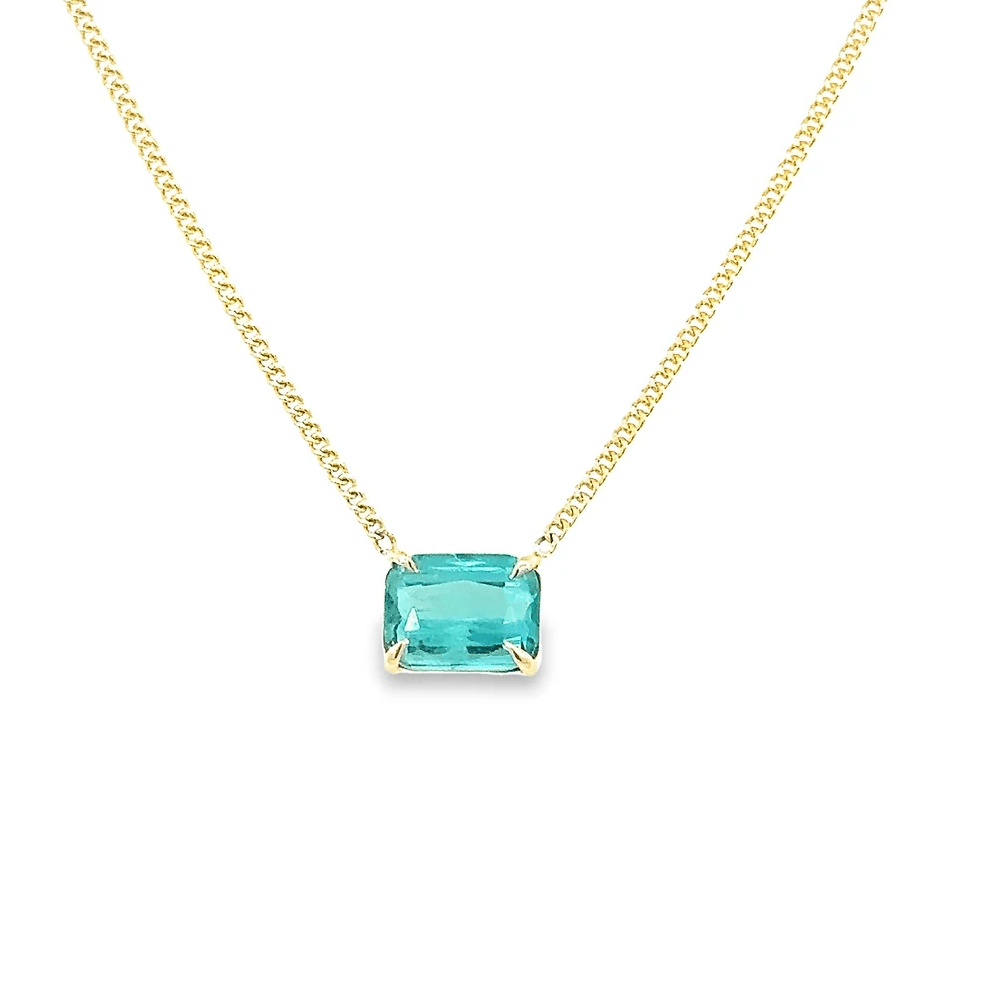 Lagoon Tourmaline Necklace by Leela Grace Jewelry - Haven