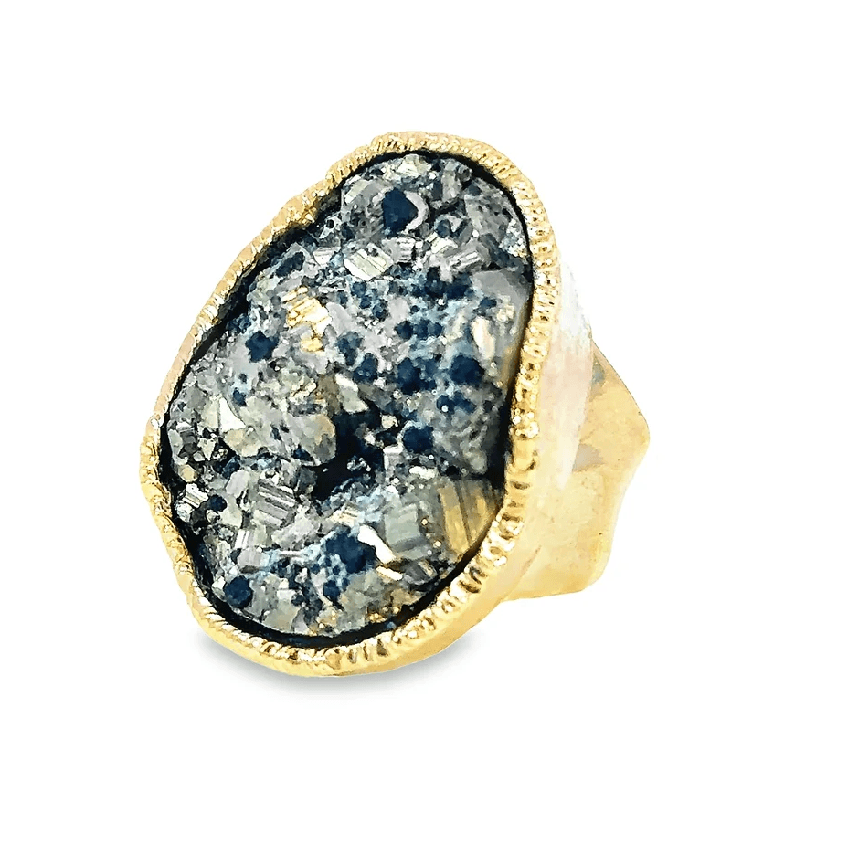 Pyrite Ring by Leela Grace Jewelry - Haven