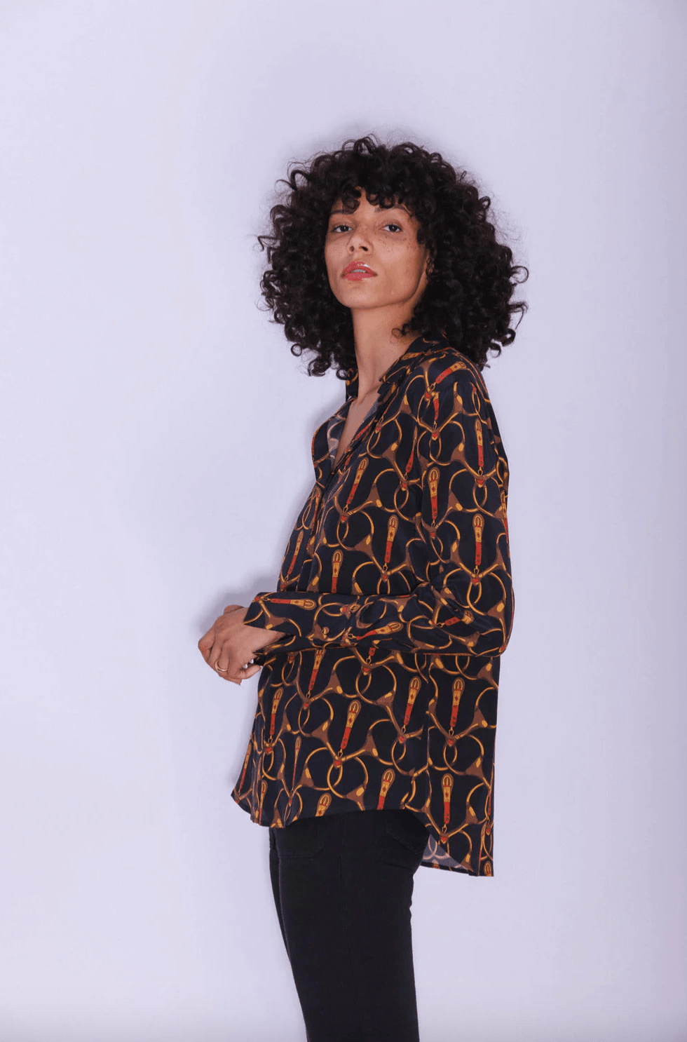 Daria Blouse in Buenos Aires Print by Catherine Gee - Haven