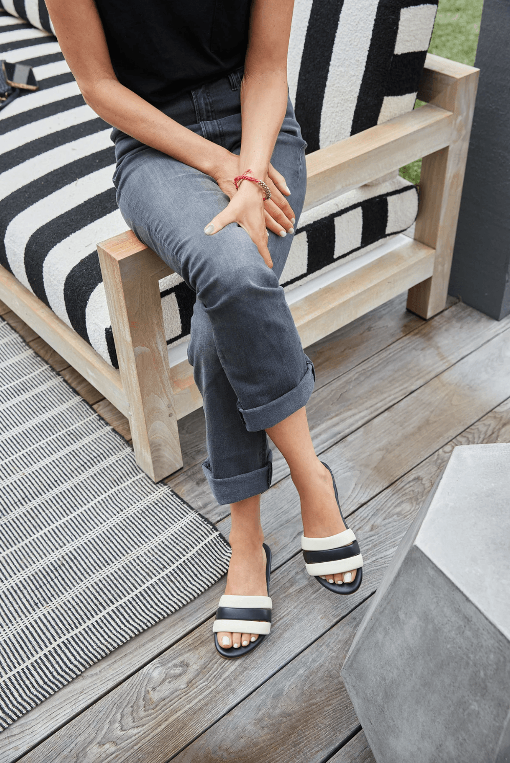 Calibird Leather Slide Sandal by Beek - Haven