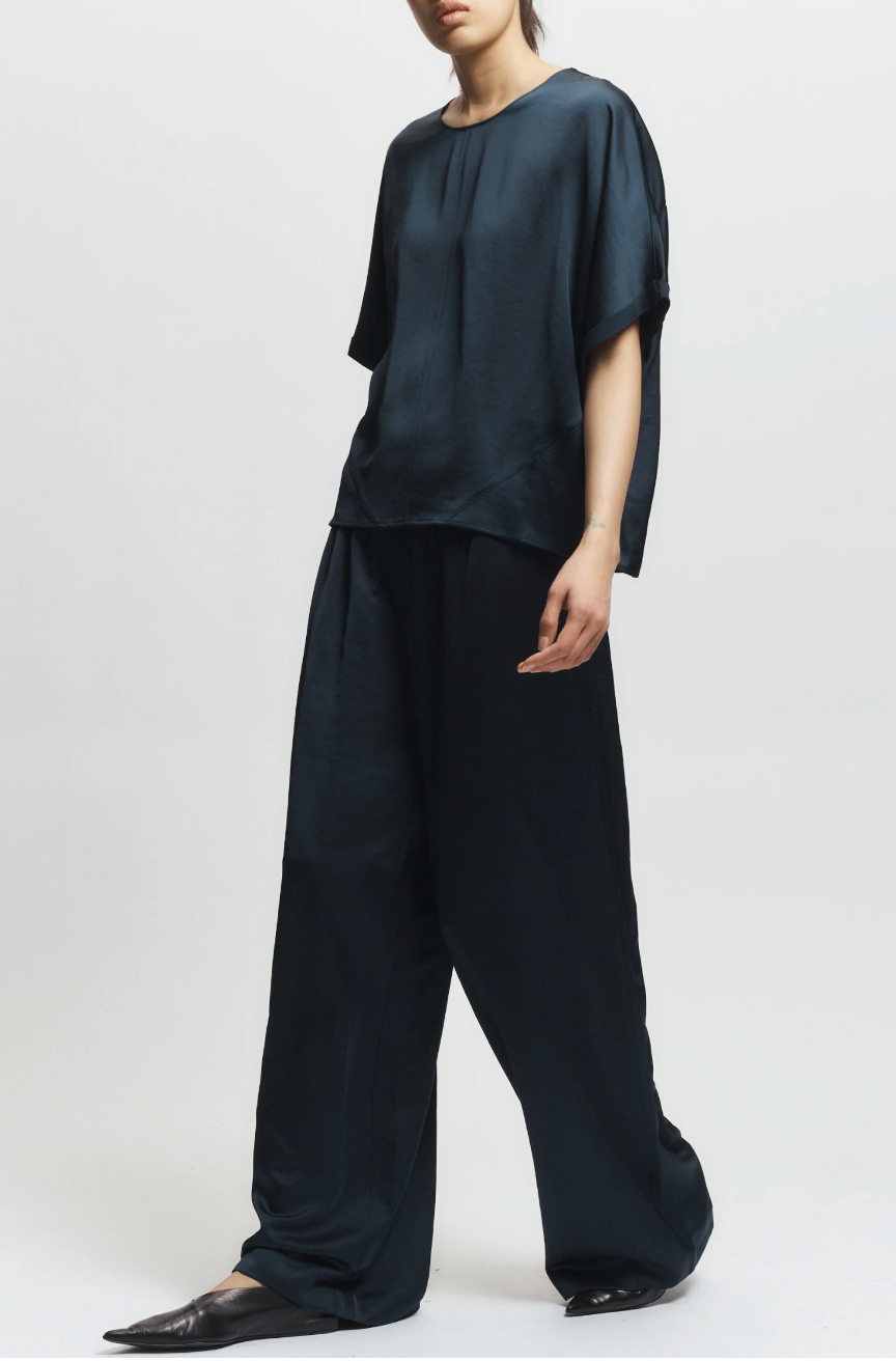 Paige Pull-On Pant in Navy by Saint Art