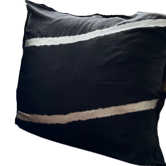 White Lines Pillow by Michelle Jonas