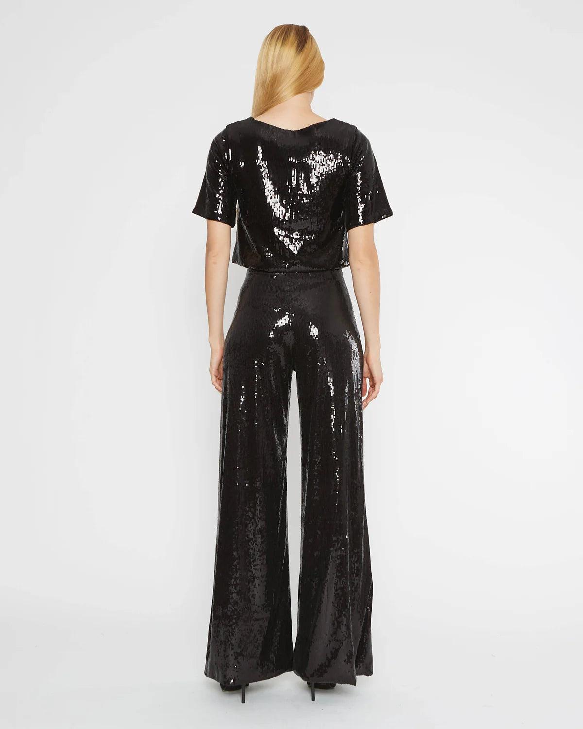 Sequin Short Sleeve Top by Ripley Rader