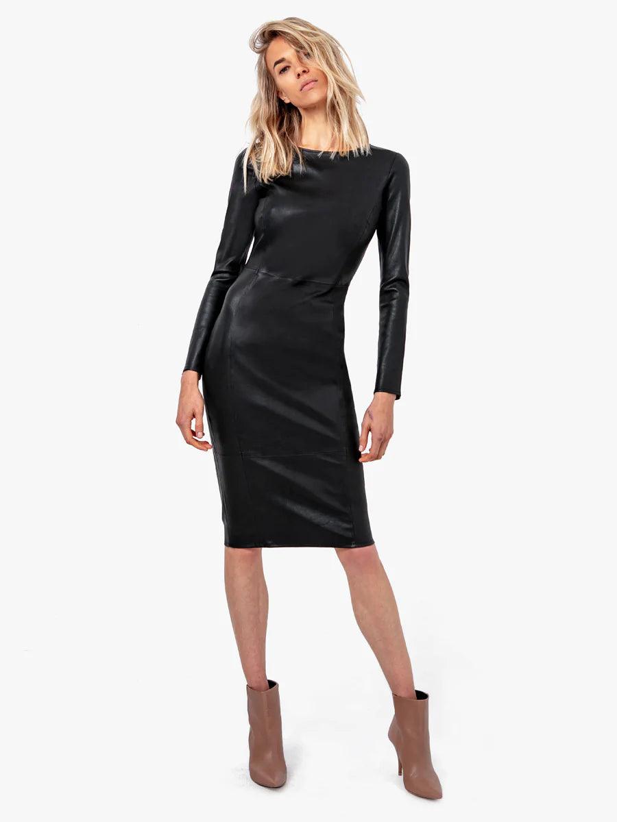 Mrs. Smith Stretch Leather Dress by AS by DF - Haven