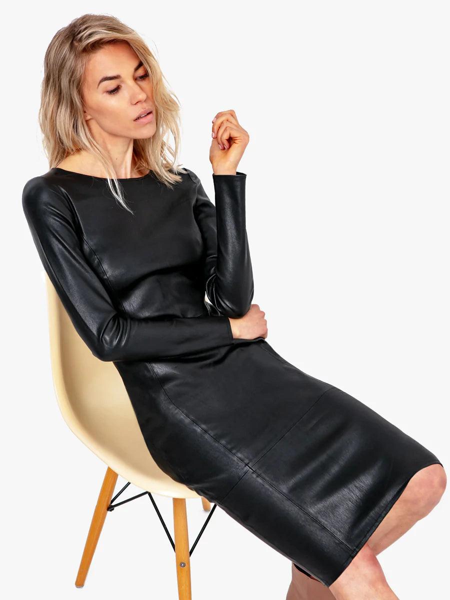 Mrs. Smith Stretch Leather Dress by AS by DF - Haven