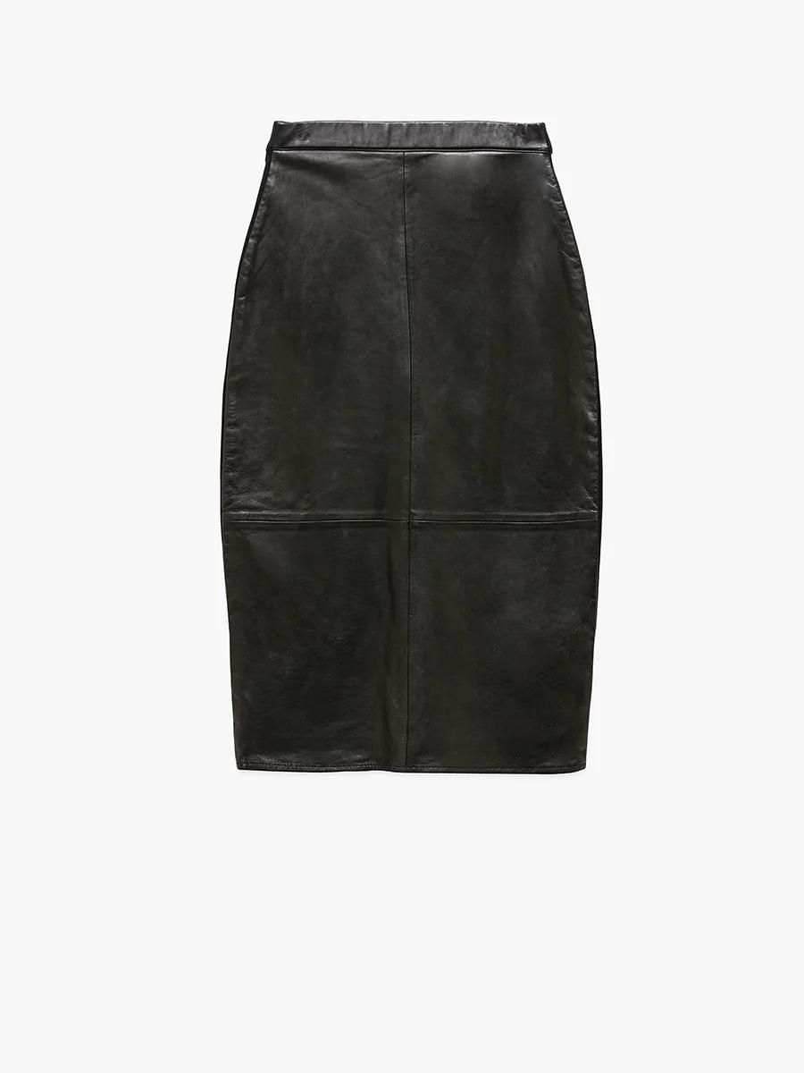 Port Elizabeth Recycled Leather Skirt by AS by DF - Haven