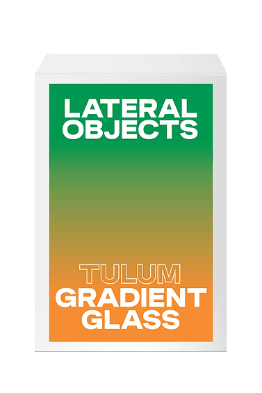 Tulum Gradient Glass by Lateral Objects - Haven
