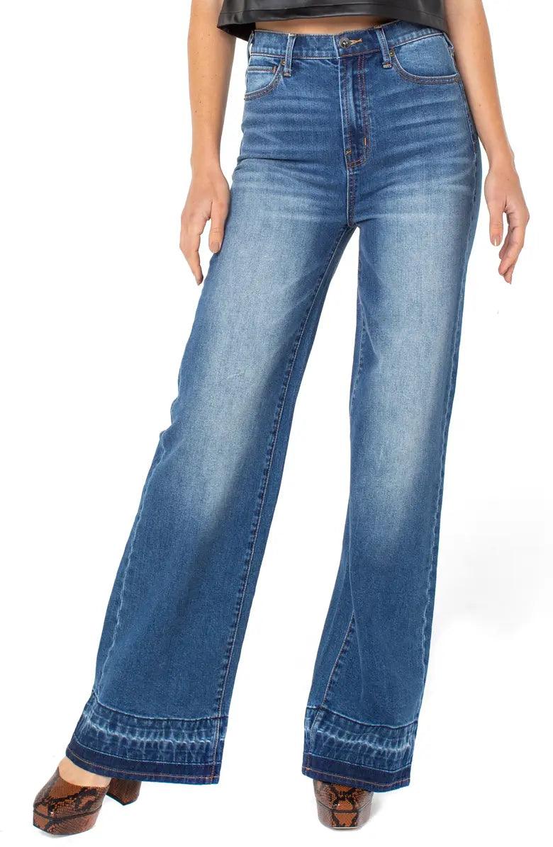 The Van High Waist Wide Leg Jeans by Serra - Haven