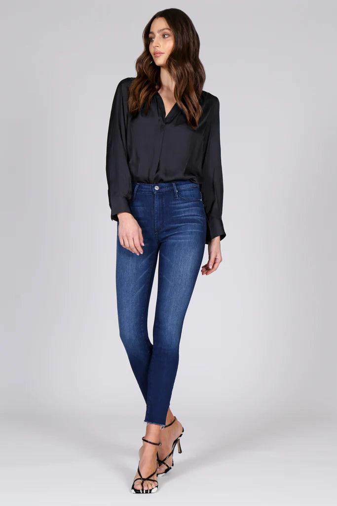 Carmen High Rise Ankle Fray Jeans by Black Orchid - Haven