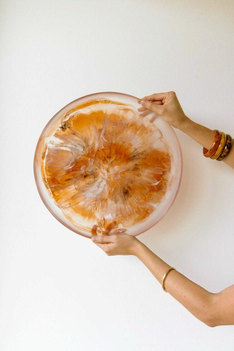 16" Round Resin Tray - Various Colors - Haven