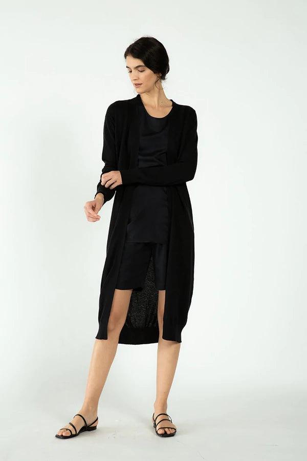 Cotton and Cashmere Long Cardigan by Neu Nomads - Haven