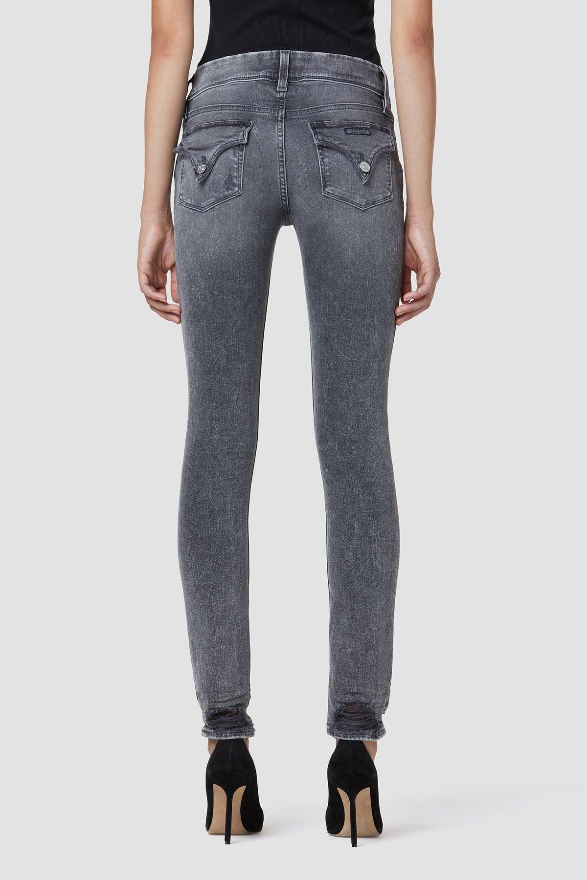 Collin Midrise Skinny Jeans in Thunderstruck by Hudson - Haven