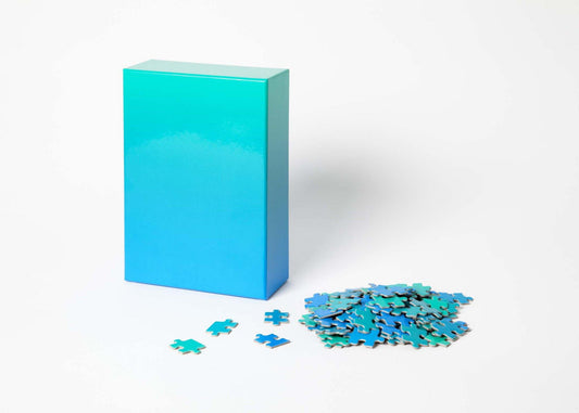 Gradient Puzzle in Blue/Green by Areaware - Haven
